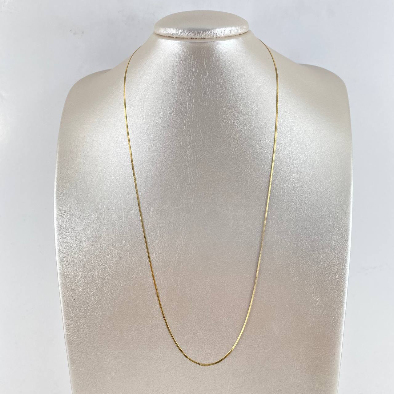 Cadena Mini Serpiente 1.3gr / 50cm / 1mm Oro Amarillo +3 18K (Oferta)