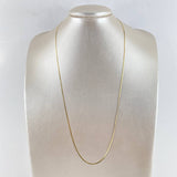 Cadena Mini Serpiente 1.3gr / 50cm / 1mm Oro Amarillo +3 18K (Oferta)