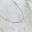 Cadena Plana 6.25gr / 60cm / 2.5mm Tres Oros +3 18K
