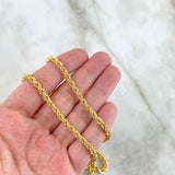 Cadena Lazo 14.65gr / 60cm / 4.4mm Oro Amarillo +3 18K