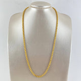 Cadena Lazo 14.65gr / 60cm / 4.4mm Oro Amarillo +3 18K