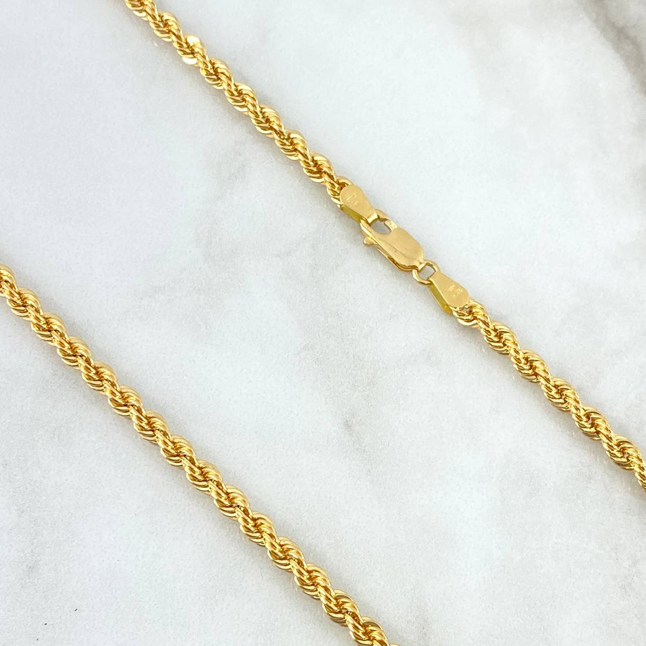 Cadena Lazo 14.25gr / 60cm / 4.4mm Oro Amarillo +3 18K *