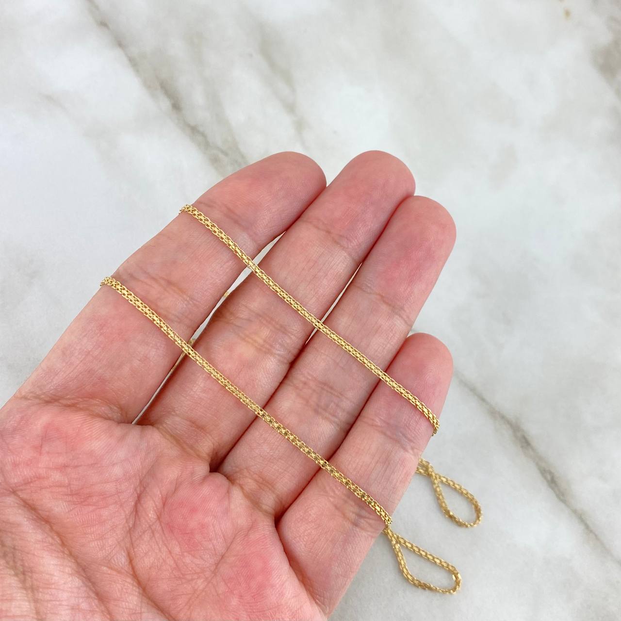 Cadena China 3.2gr / 60cm / 1.5mm Oro Amarillo +0 *