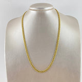 Cadena Cubana Infinito 15.35gr / 50cm / 5mm Diamantada Oro Amarillo +2 ©