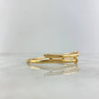 Pulso Clavo 10.55gr / 18cm / Circones Blancos Oro Amarillo *