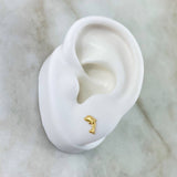 Topos Delfin 0.45gr / 7mm Lisos Oro Amarillo 18K ©