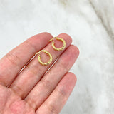 Candongas Emmi 1.1gr / 1.3cm / Oro Amarillo 18K *