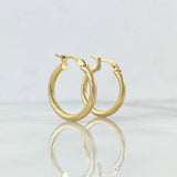 Candongas Lore 1.3gr / 2.3cm / Oro 18K ©