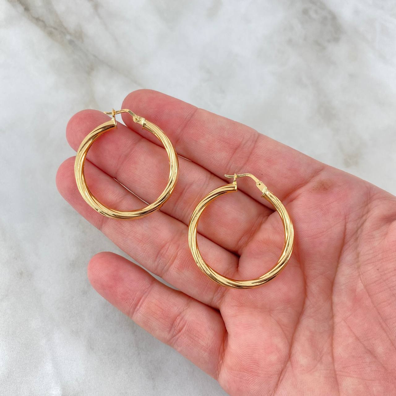 Candongas Mary 3.15gr / 3.5cm / Oro Amarillo 18K