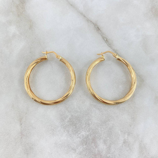Candongas Mary 3.25gr / 3.05cm / Oro Amarillo 18K