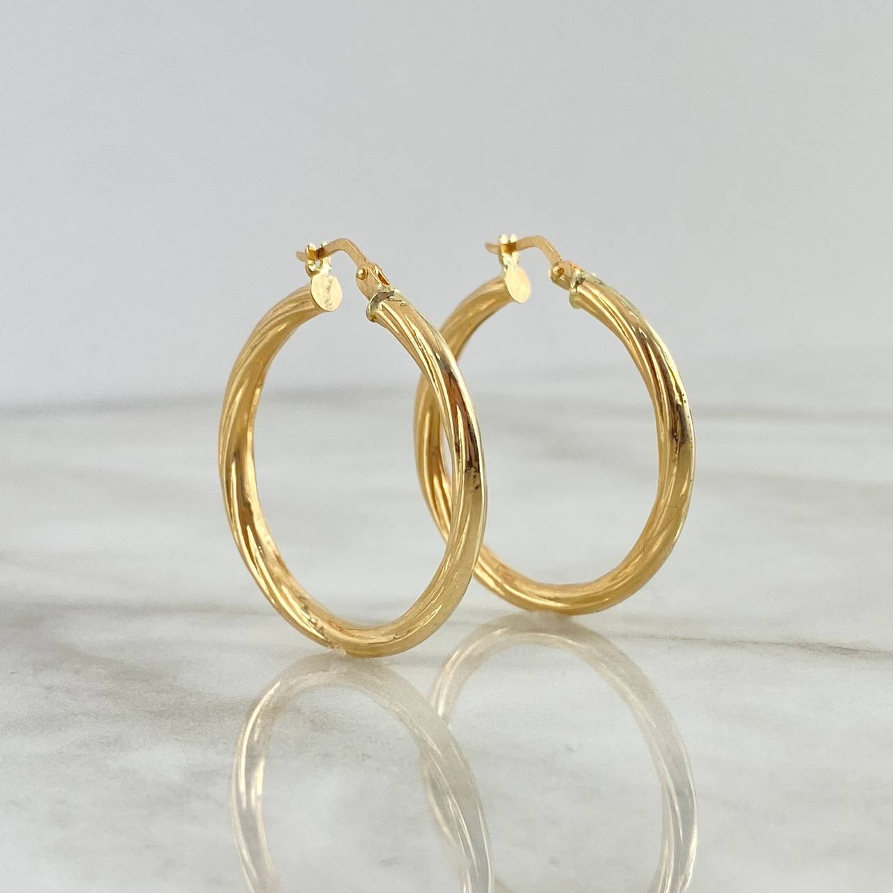 Candongas Mary 3.1gr / 3.5cm / Oro Amarillo 18K