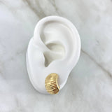 Candongas Rayas 2.5gr / 1.4cm / Oro Amarillo +4