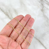 Cadena Cubana 1.85gr / 45cm / 1.5mm Oro Amarillo +1 ©