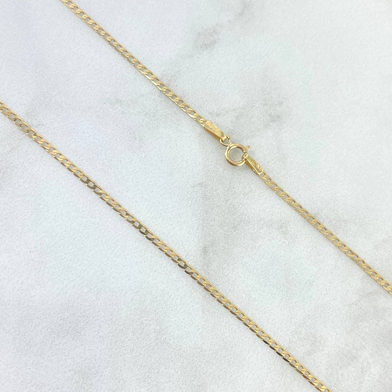 Cadena Cubana 1.85gr / 45cm / 1.5mm Oro Amarillo +1 ©