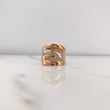 Anillo Alianza 7.9gr / T8 / Circones Blancos Dos Oros Blanco Rosa &