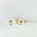 Bola Diamantada 5mm Oro Amarillo 18K *