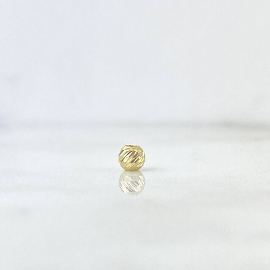 Bola 4mm Diamantada 4mm Oro Amarillo 18K