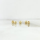 Bola 4mm Diamantada 4mm Oro Amarillo 18K