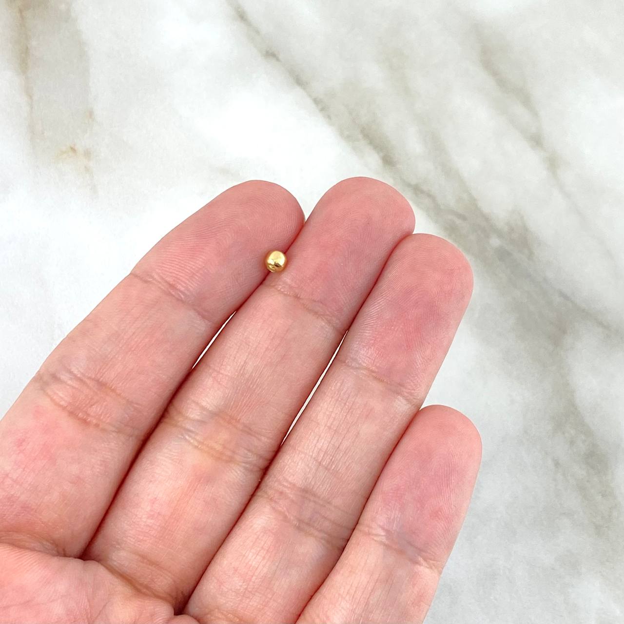 Bola Lisa 0.05gr / 3mm Oro Amarillo ©