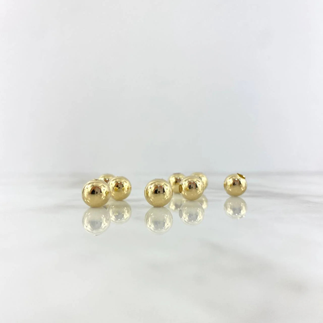 Bola 8mm Lisa 8mm Oro Amarillo 18K