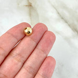 Bola 8mm Lisa 8mm Oro Amarillo 18K