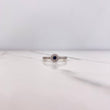 Anillo Solitario Churumbela 2gr / T6 3/4 / Circones Azul Blancos Oro Blanco &