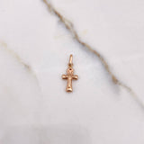 Dije Cruz Cristo Anj 0.4gr / 2cm / Oro Rosa &