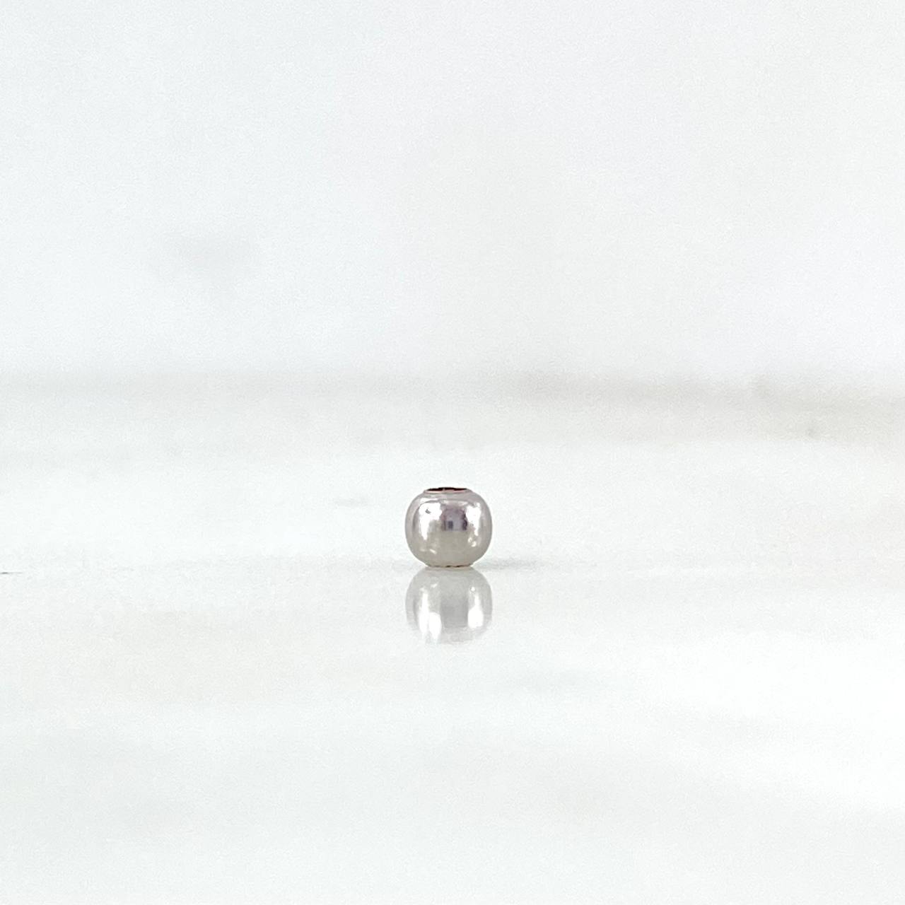 Bola Lisa 0.05gr / 3mm Oro Blanco ©