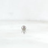 Bola Lisa 3mm Oro Blanco 18K