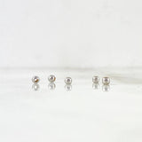 Bola Lisa 3mm Oro Blanco 18K