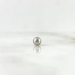 Bola Lisa 5mm Oro Blanco 18K