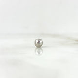 Bola Lisa 5mm Oro Blanco 18K