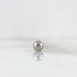 Bola Lisa 6mm Oro Blanco 18K