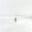 Bola Lisa 4mm Oro Blanco 18K