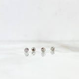 Bola Diamantada 3mm Oro Blanco 18K