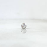Bola Diamantada 4mm Oro Blanco 18K