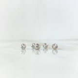 Bola Diamantada 5mm Oro Blanco 18K
