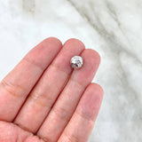 Bola Diamantada 8mm Oro Blanco 18K