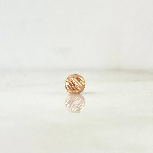 Bola Diamantada 5mm Oro Rosa 18K