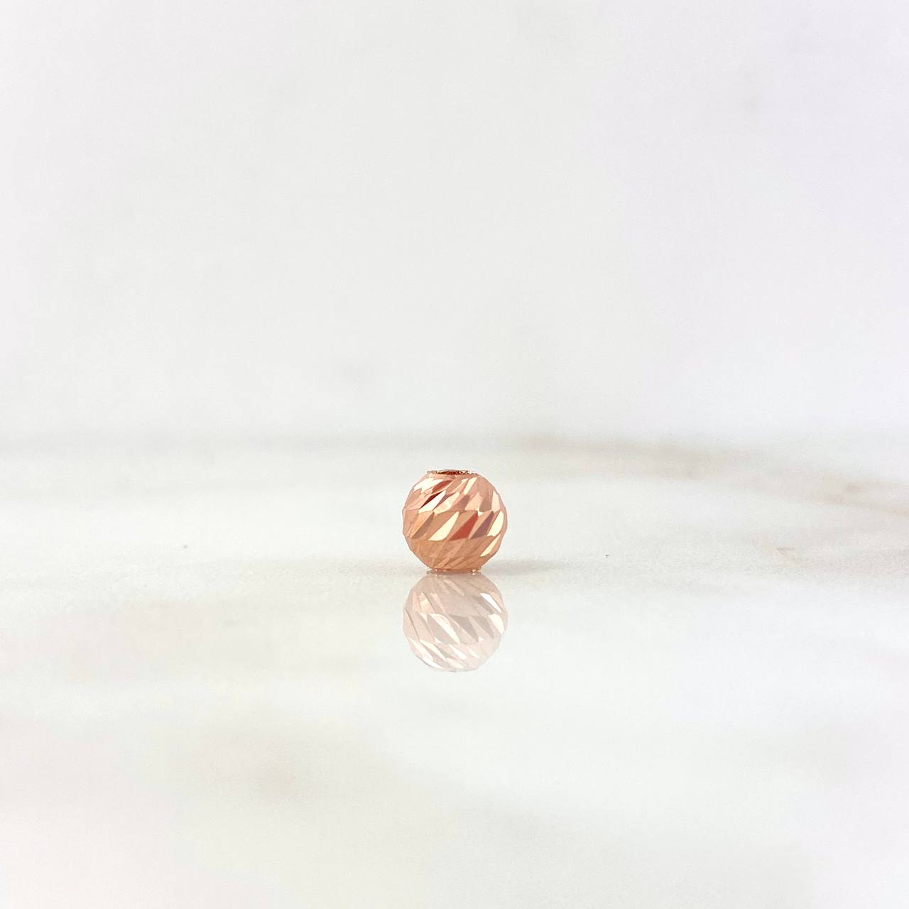 Bola Diamantada 6mm / 0,22gr Oro Rosa &