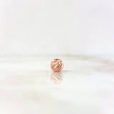 Bola Diamantada 6mm / 0,22gr Oro Rosa &