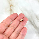 Bola Diamantada 8mm Oro Rosa 18K