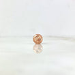 Bola Diamantada 8mm Oro Rosa 18K