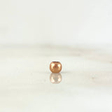 Bola Lisa 3mm Oro Rosa 18K