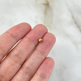 Bola Lisa 4mm Oro Rosa 18K