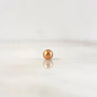 Bola Lisa 4mm Oro Rosa 18K