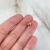 Bola Lisa 6mm Oro Rosa 18K