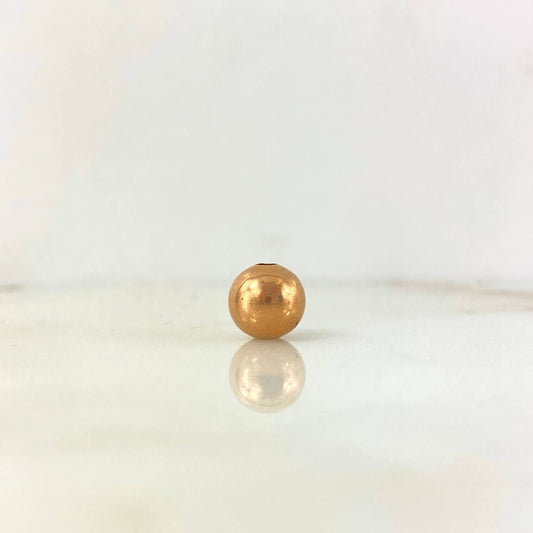 Bola Lisa 8mm Oro Rosa 18K