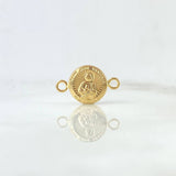 Herraje San Judas 0.6gr / 1.7cm / Oro Amarillo 18K *