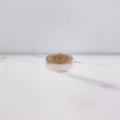 Anillo Corona RX 4.9gr / T9 1/4 / Circones Blancos Tres Oros $